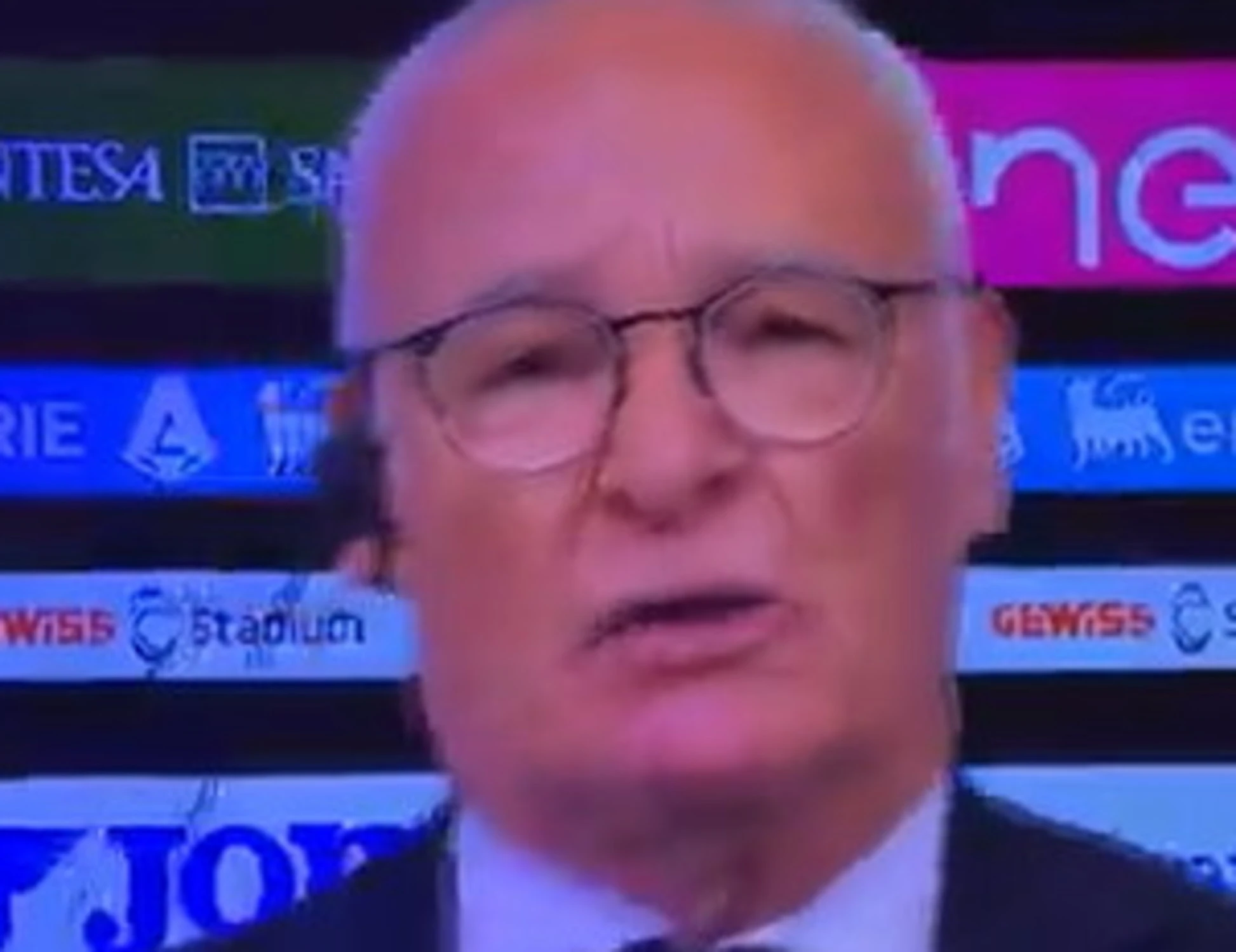 Claudio Ranieri sbrocca in diretta con Marelli: se ne va