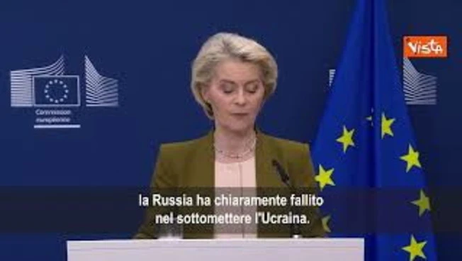 Von Der Leyen su guerra Ucraina: Tentativo russo di sottomettere Kiev è fallito