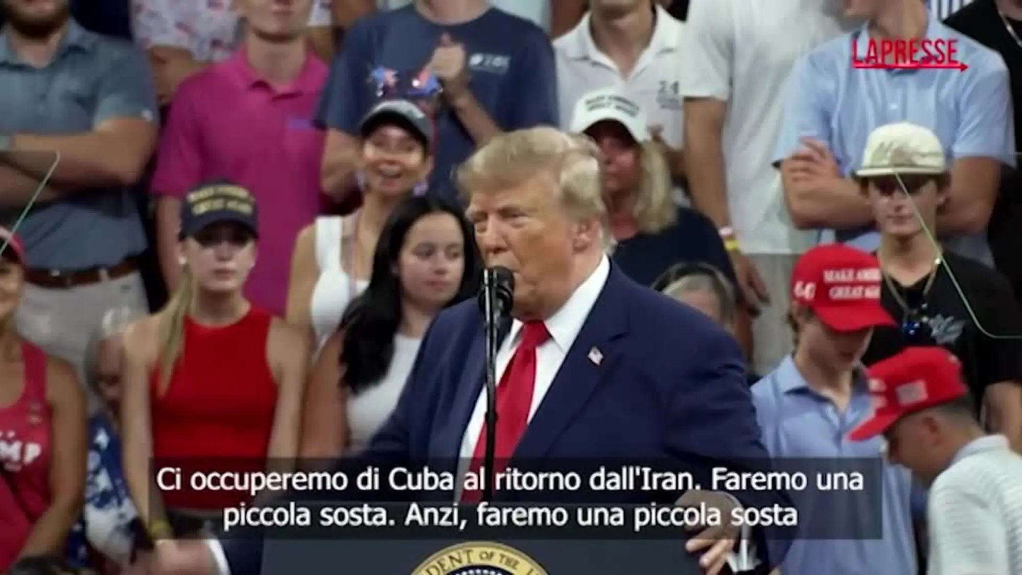Trump: "Ci occuperemo di Cuba al ritorno dall’Iran"