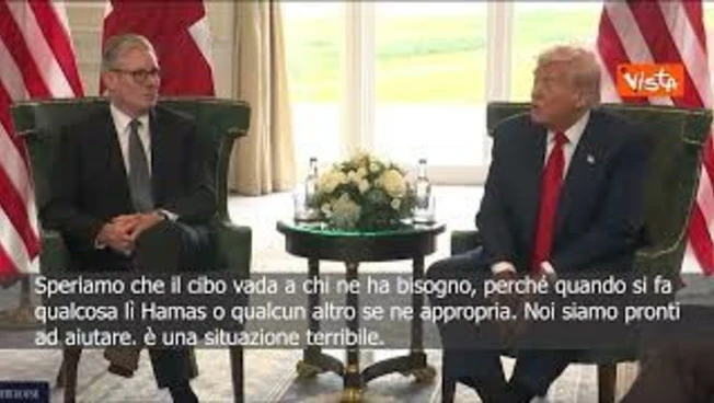 Trump: A Gaza situazione terribile, vogliamo dare da mangiare ai bambini