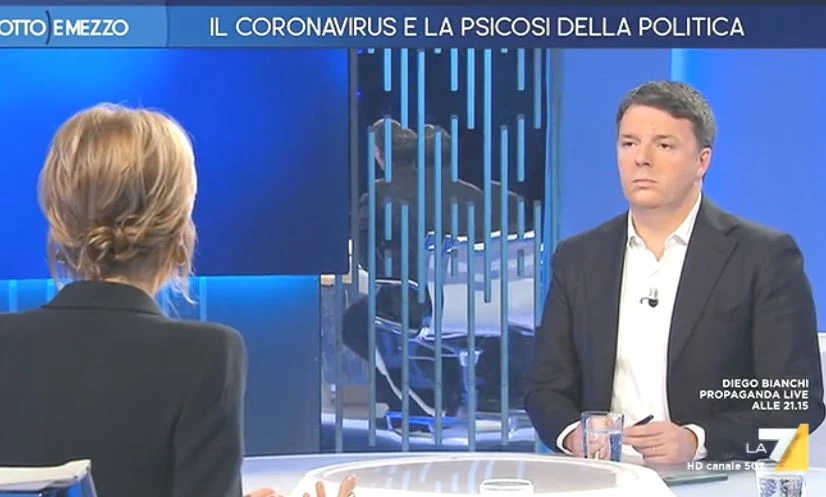 Otto e mezzo, Matteo Renzi attacca Salvini sul coronavirus: "Citofona agli italiani per alimentare la paura"