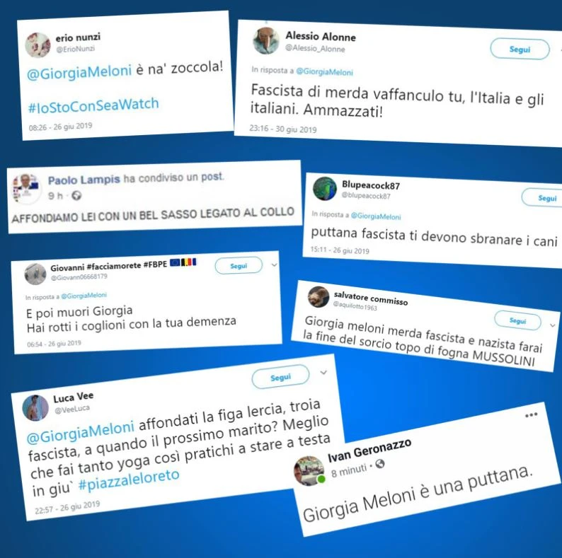 Sea Watch, Giorgia Meloni insultata dai sinistri "pro-migranti". Orrore sui social, "ecco il loro vero volto"