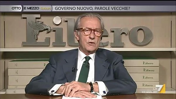 Otto e Mezzo, Vittorio Feltri affonda Lilli Gruber: "Basta romperci le balle. Specialmente con i negr***..."