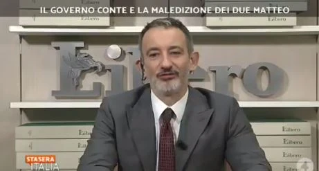 Pietro Senaldi a Stasera Italia: "È tutto dire...". Il segnale: Conte con Renzi ha perso il controllo