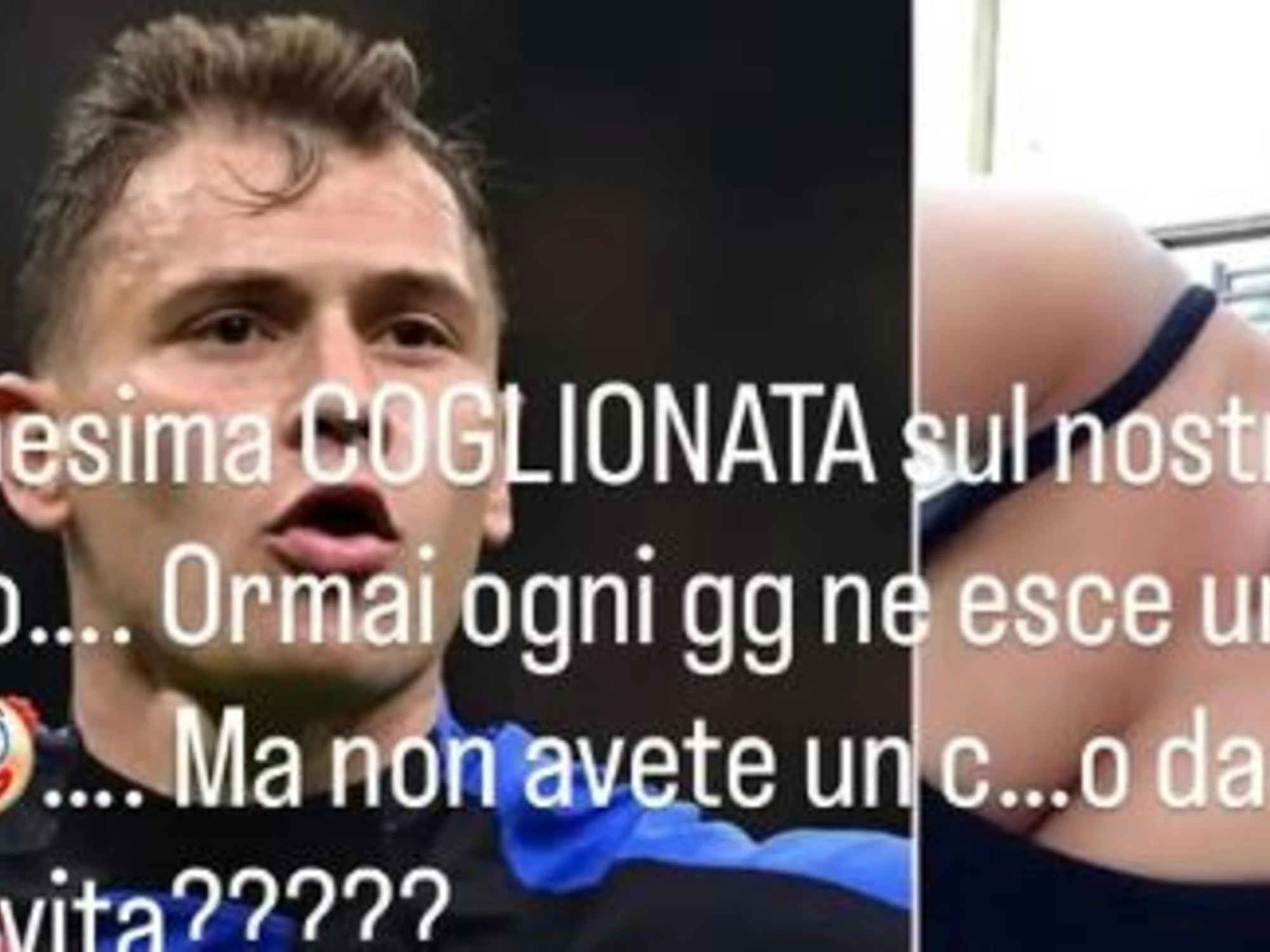 Barella, la moglie sbotta: "Non avete un... da fare"