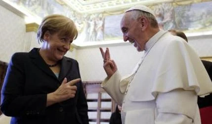 Angela Merkel e Papa Francesco