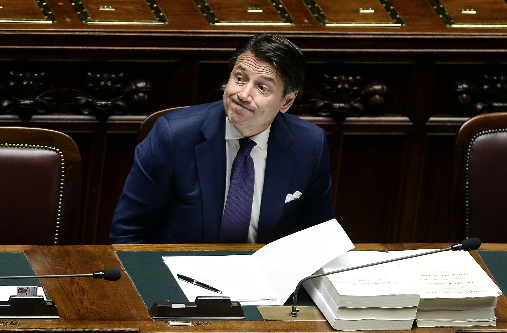 Giuseppe Conte, Marcello Veneziani: "Da figurante a controfigura"