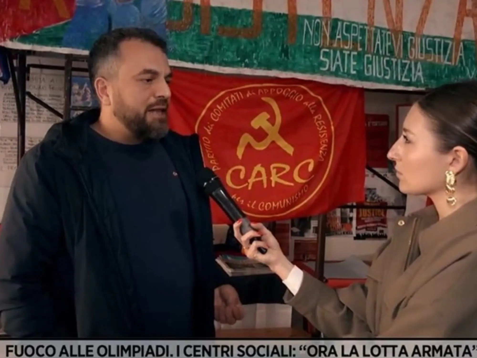 "Torino il punto di partenza": <br />vergogna antagonista <br />su Rete 4