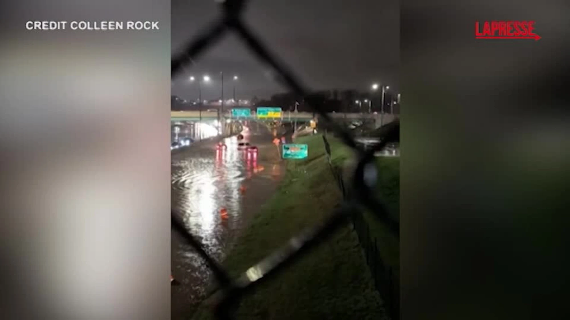 Alluvioni in Wisconsin: automobilisti intrappolati in autostrada