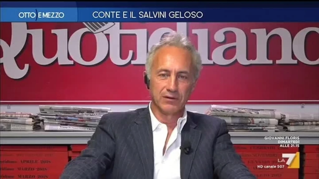 Otto e Mezzo, Marco Travaglio tifa per il carcere agli evasori, ma Purgatori lo zittisce in pochissimo