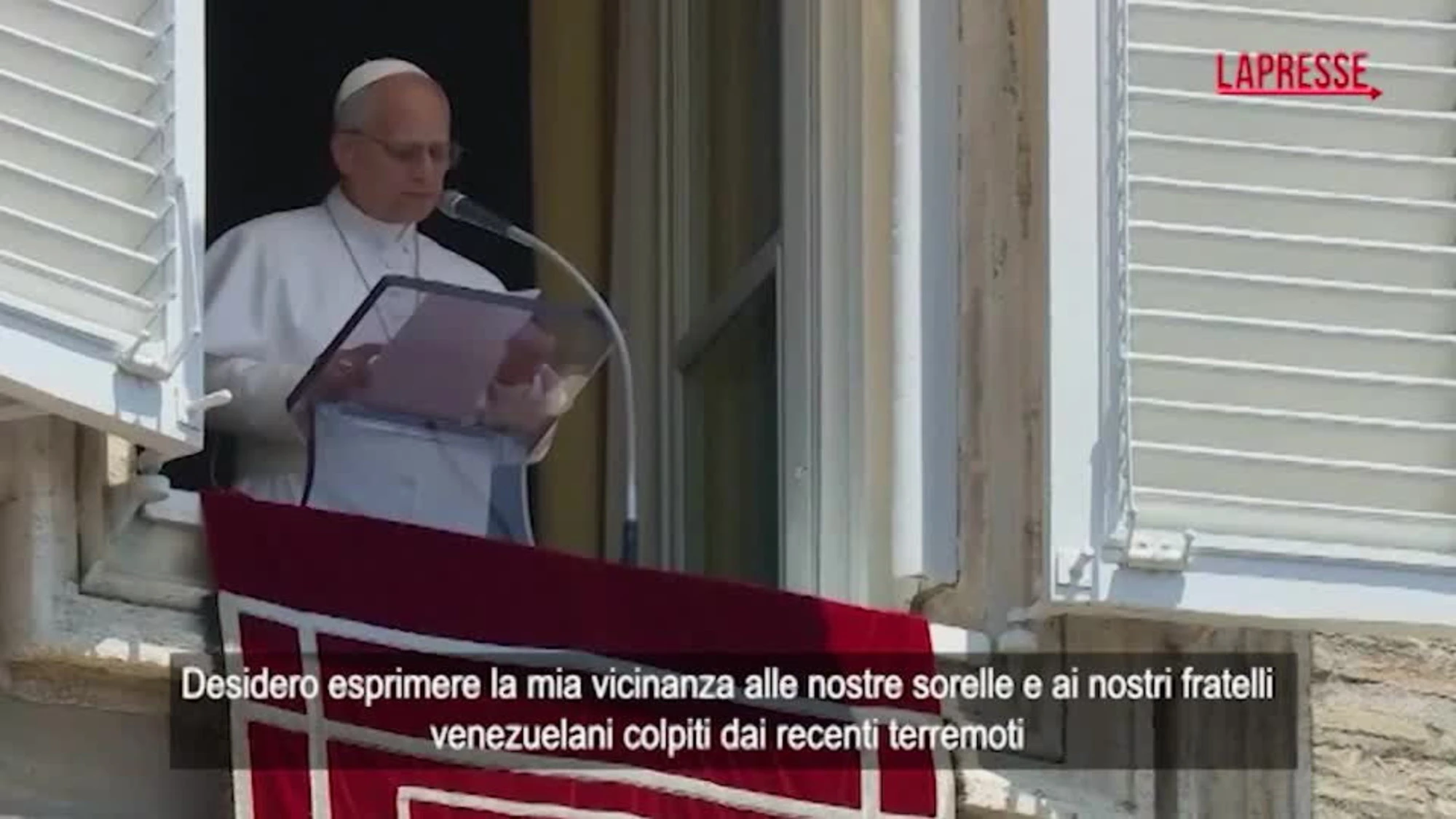 Venezuela, Leone XIV: "Vicini alla popolazione colpita dal terremoto"