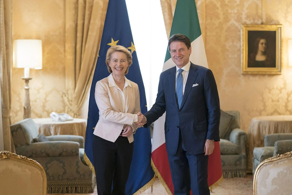 UE, VON DER LEYEN INCONTRA CONTE "SUI MIGRANTI SERVE UN NUOVO PATTO"