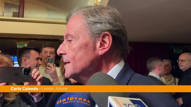 Calenda "Dialogo con tutti, soprattutto con chi è europeista come Forza Italia"