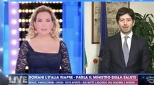 Roberto Speranza al Live, il clamoroso botto di Barbara D'Urso alla vigilia della vera Fase 2: "Il giorno più difficile"