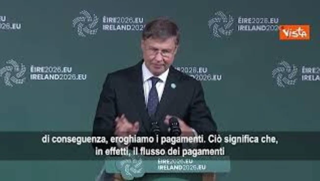 Dombrovskis (Commissario Ue economia) su bollo auto: Sul Pnrr c'è margine per gestire liquidità