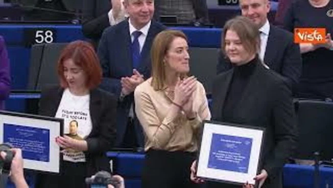 Premio Sacharov Parlamento Ue 2025 a due giornalisti in carcere in Georgia e Bielorussia