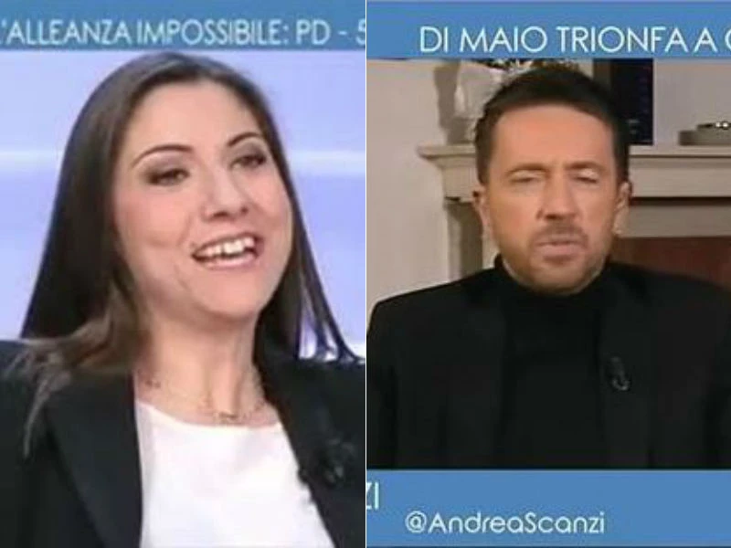 Andrea Scanzi oltre il ridicolo, come riesce a farsi umiliare anche dalla Pd Ascani