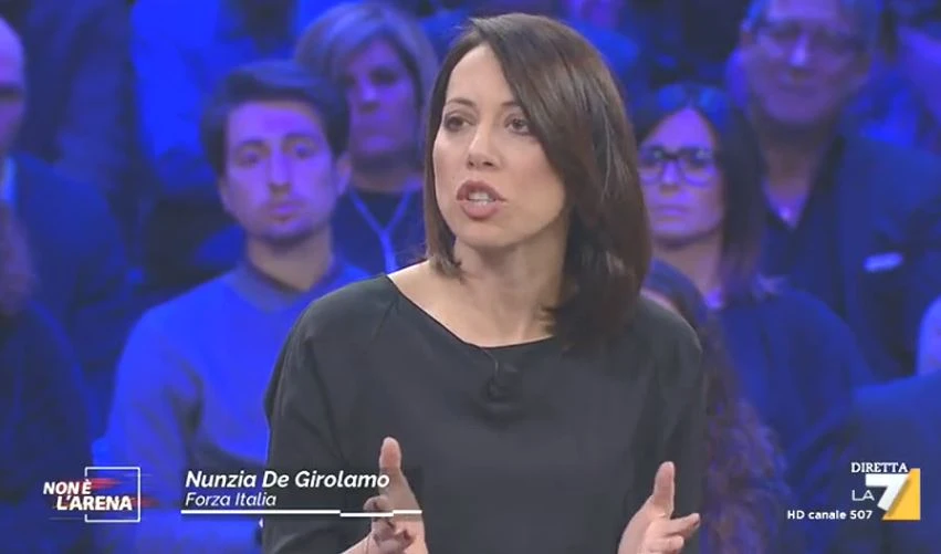 Nunzia De Girolamo da Massimo Giletti: "Immigrazione, i deboli sono gli Italiani che non si sentono più sicuri"