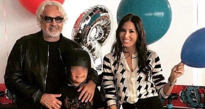 Elisabetta Gregoraci e Flavio Briatore, una foto clamorosa: di nuovo fianco a fianco per Nathan Falco