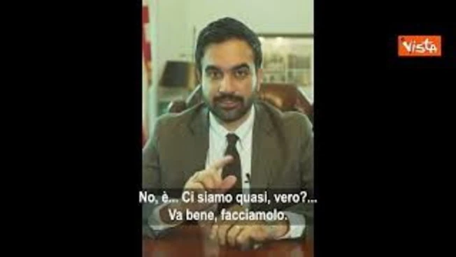 Il fuorionda di Mamdani, errori di pronuncia durante registrazione del video in cui parla cinese