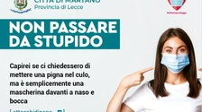 Martano, la "pubblicità progresso" pro-mascherina: "Non ti chiediamo mica di mettere una pigna in..."