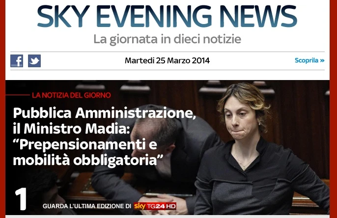 Sky Evening News si rinnova: ogni giorno le 10 notizie del giorno e contenuti esclusivi