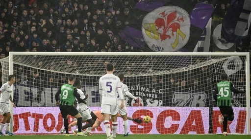Serie A, il Sassuolo vince: contro la Fiorentina è 1 a 0