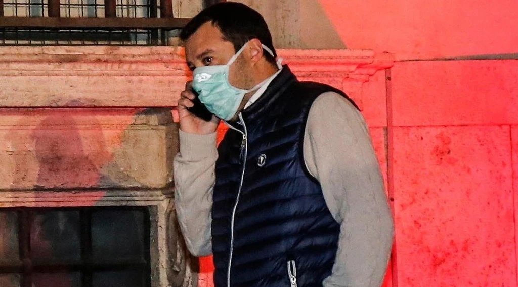 Coronavirus, Matteo Salvini in riunione con Giuseppe Conte: "Serve una cabina di regia comune"