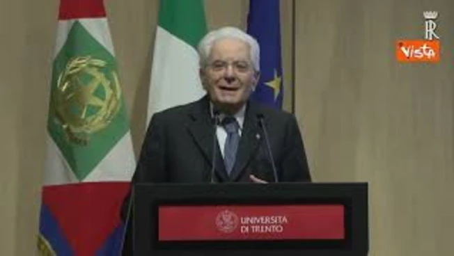 Mattarella inaugura anno accademico a Trento: "Di fronte a barbarie importante diffondere cultura"