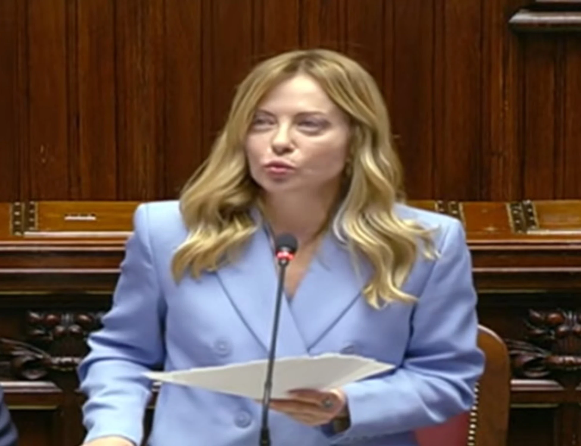 Giorgia Meloni alla Camera: "In Ue meno riunioni e più risposte"