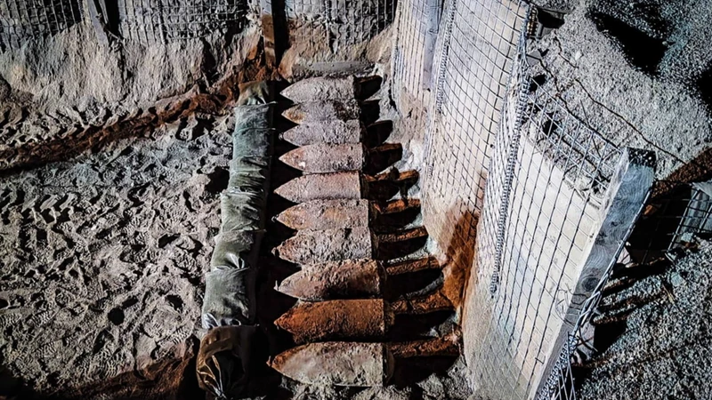 Lâ Esercito interviene per rimuovere 10 bombe dâ aereo