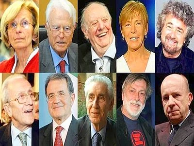 I 10 nomi del M5S per il Quirinale Grillo: da B&B inciucio ributtante