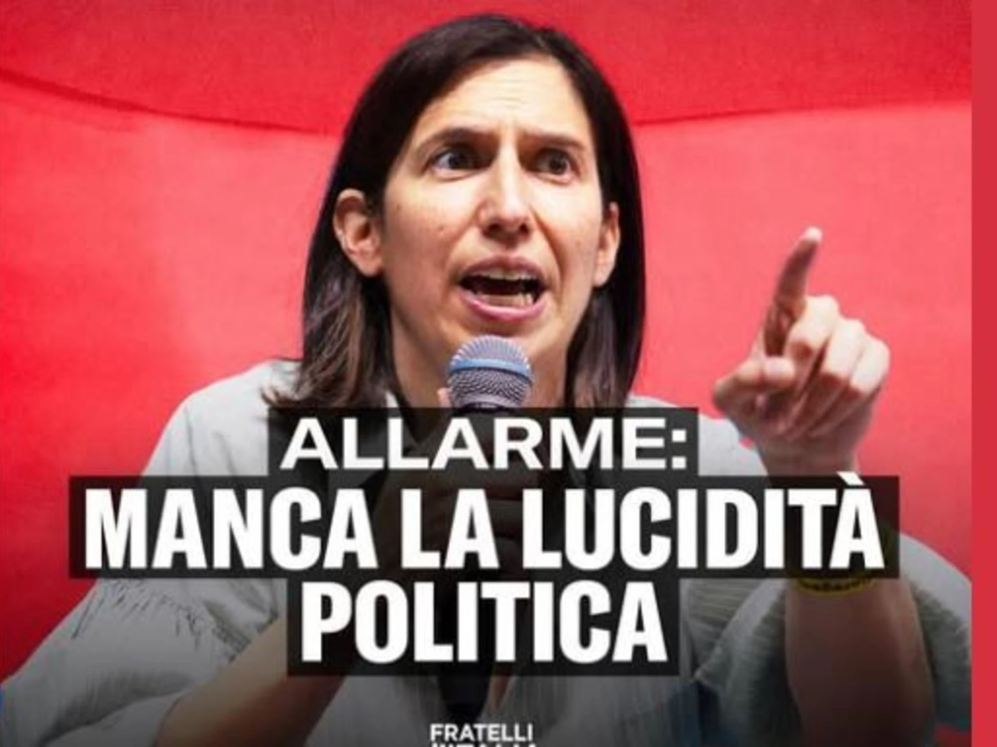 FdI smaschera Elly Schlein: "Democrazia in pericolo? Smettila di umiliarti"