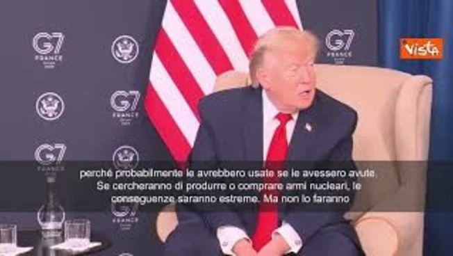 Trump: La cosa più importante dell'accordo è che l'Iran non avrà armi nucleari