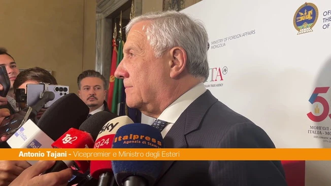 Tajani "Ottime relazioni tra Italia e Mongolia"