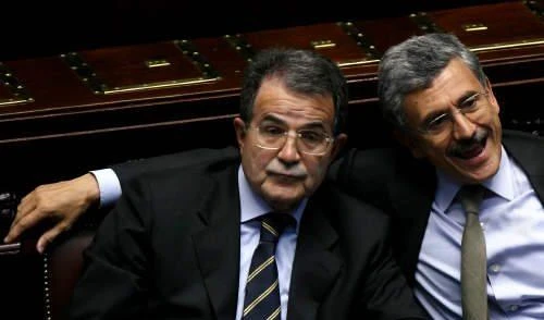 Romano Prodi e Massimo D&apos;Alema