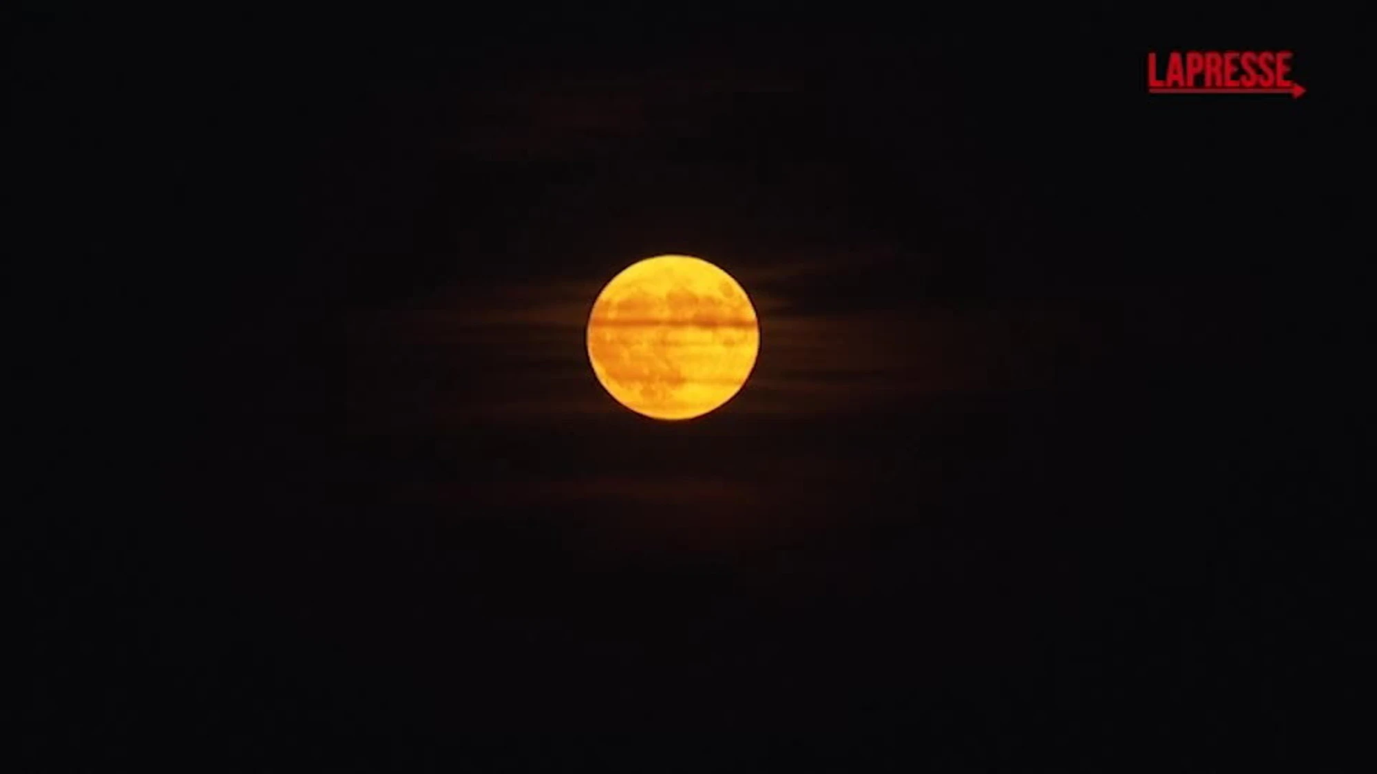 Austria, a Vienna lo spettacolo della "Luna delle Fragole"