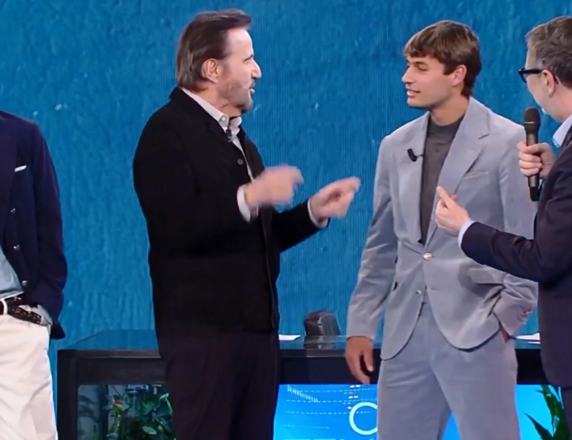 Che tempo che fa, Cobolli-De Sica? Fazio fa calare il gelo: "Al museo delle cere..."