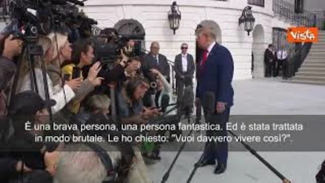 Trump sulla nuova portavoce: Ho detto a Katie Zacharia di riconsiderare il suo incarico