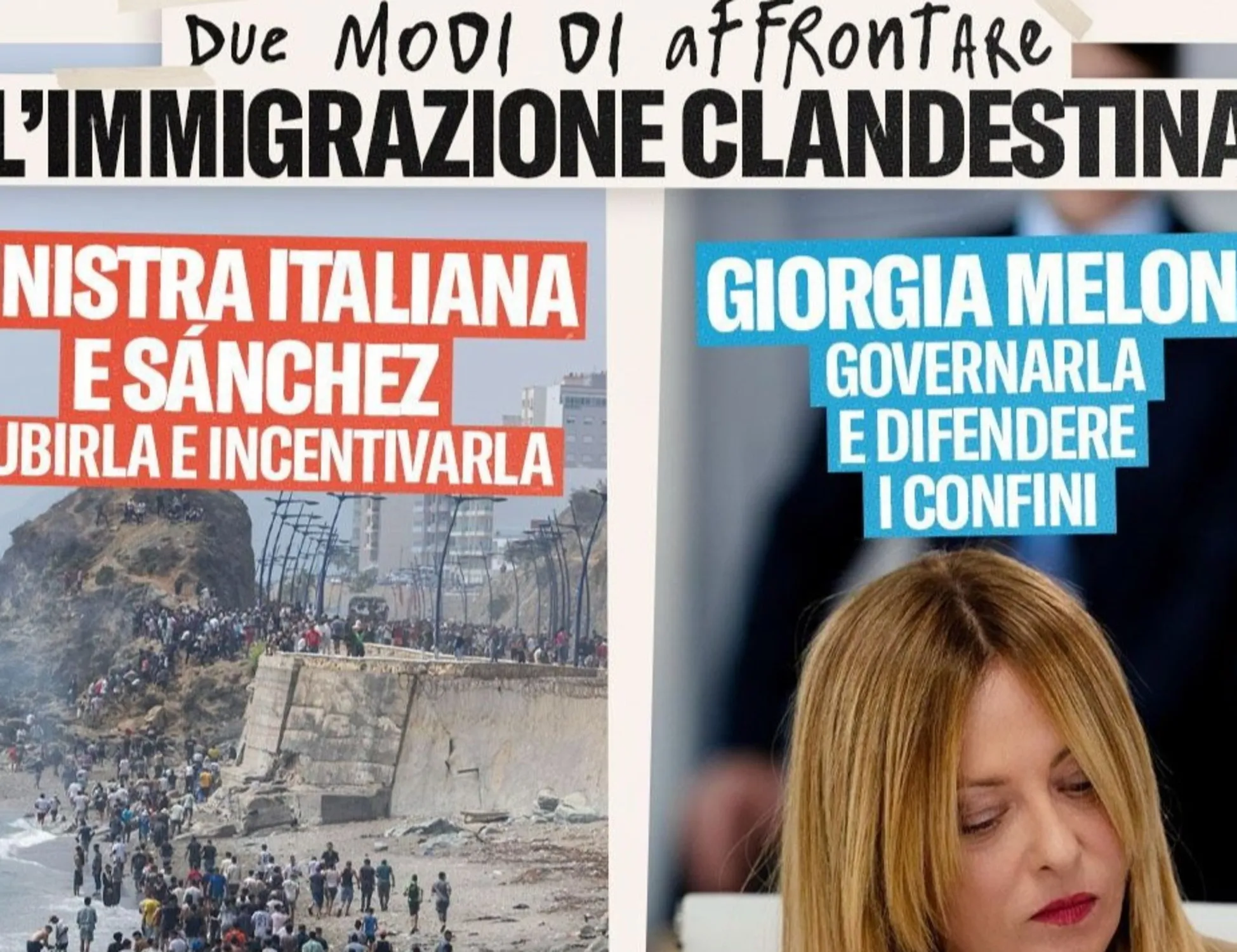 "Vi spieghiamo come si fa": FdI umilia Sanchez e la sinistra