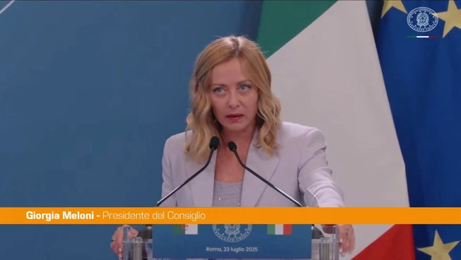 Meloni "Interconnessione sempre più forte tra Italia e Algeria"
