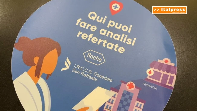 Roche e San Raffaele, analisi del sangue in farmacia con referti in tempo reale