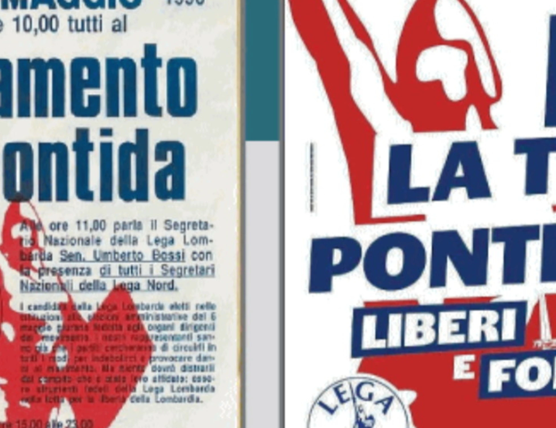 Lega, il manifesto di Pontida 2025: una clamorosa somiglianza