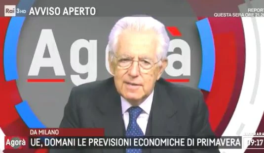Mario Monti ad Agorà: "Giuseppe Conte sta iniziando a fare il premier. Ora metta a tacere Salvini e Di Maio"