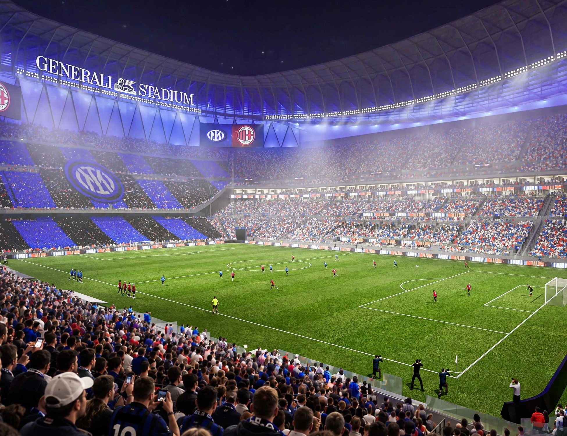 La casa di Inter e Milan: due anelli e 71mila posti