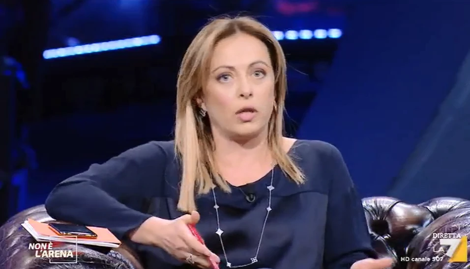 Giorgia Meloni su Rula Jebreal a Non è l'Arena: "E se Mario Giordano fosse stato pagato per fare un monologo?"