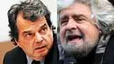 Renato Brunetta e Beppe Grillo