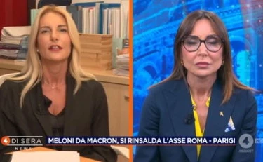 Raffaella Paita: "Ecco perché Meloni ha cambiato idea su Macron", sconcerto in studio