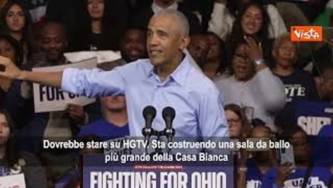 Obama: Alla Casa Bianca oro ovunque, è come se Saddam Hussein avesse aperto un Cheesecake Factory
