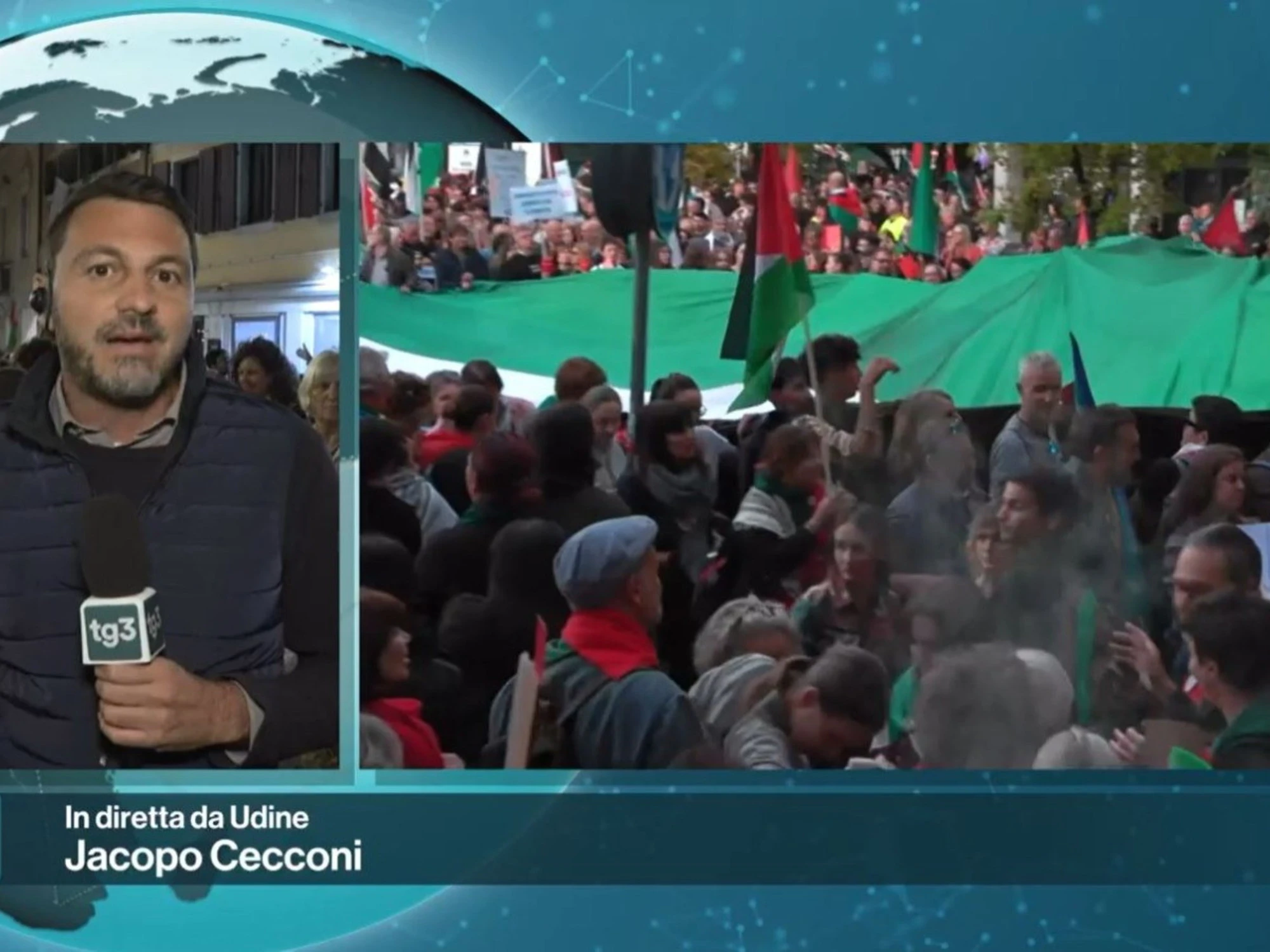 Tg3, la surreale difesa per Cecconi dopo il disastroso lapsus su Israele